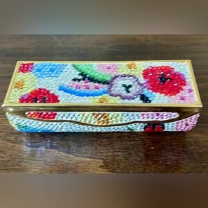 Vintage Judith Lieber Swarovski crystal lipstick 💄 holder case